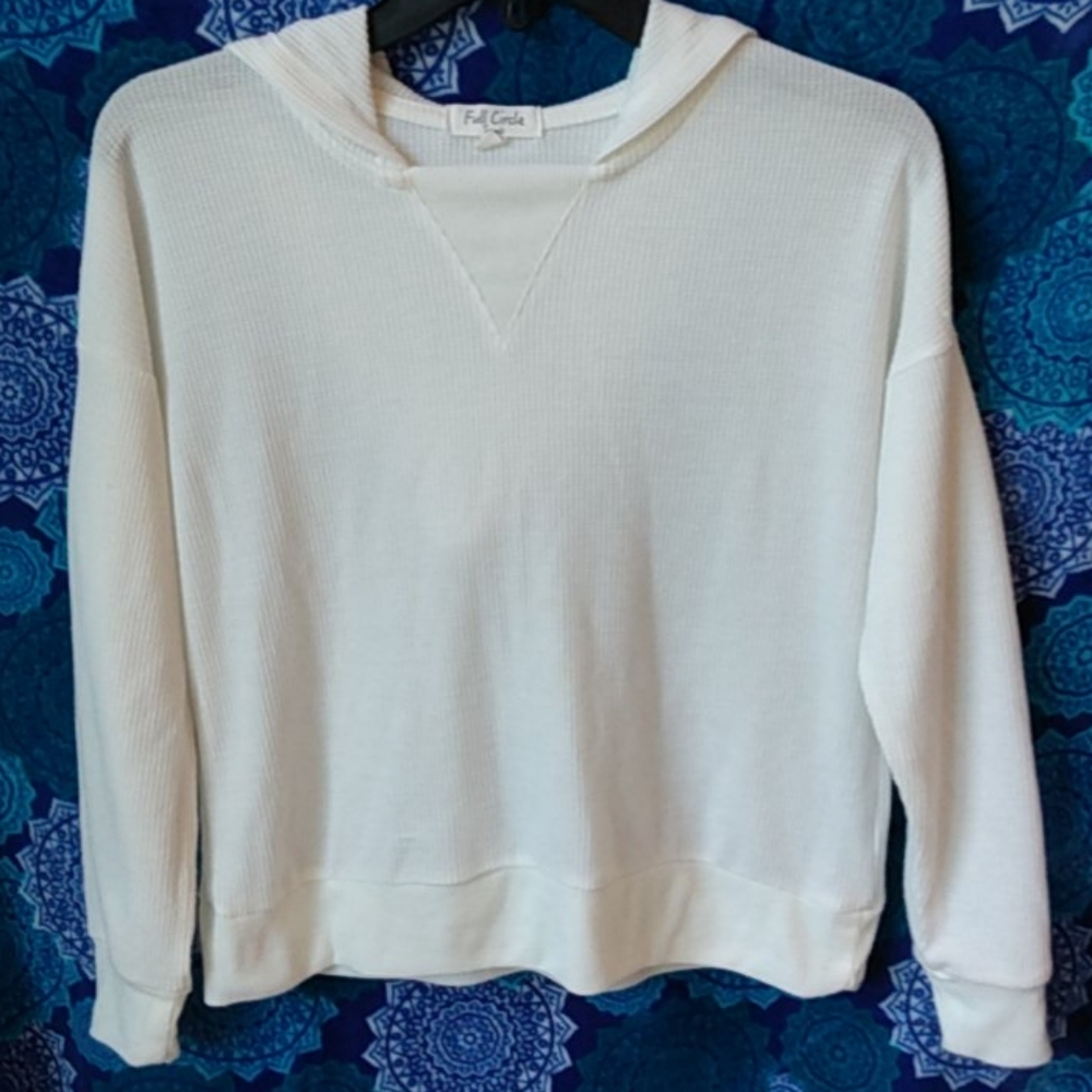 Full Circle white long sleeve top